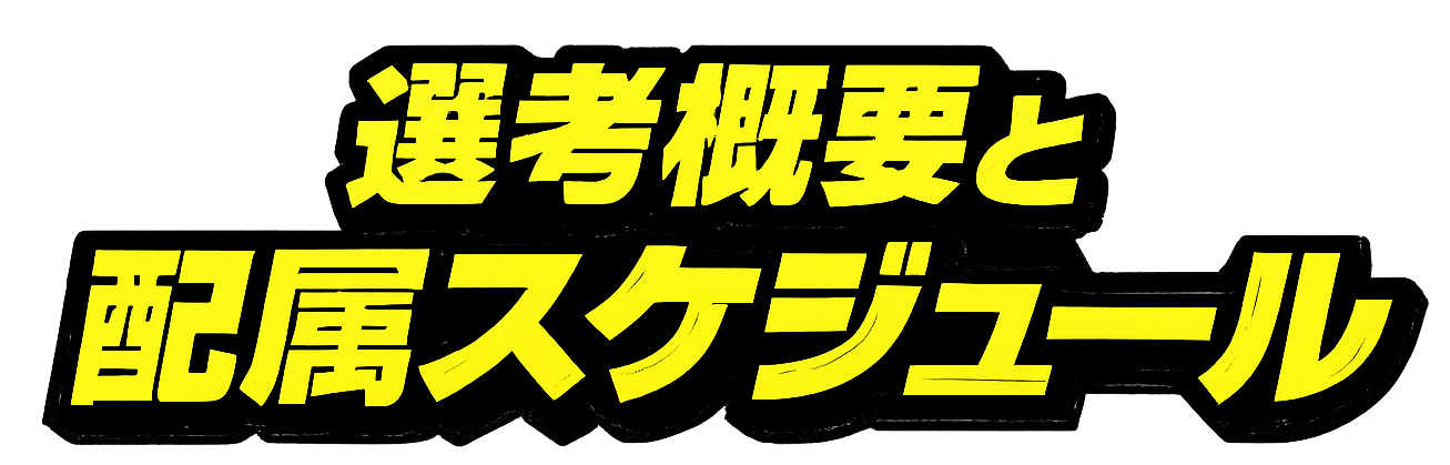 配属スケジュール